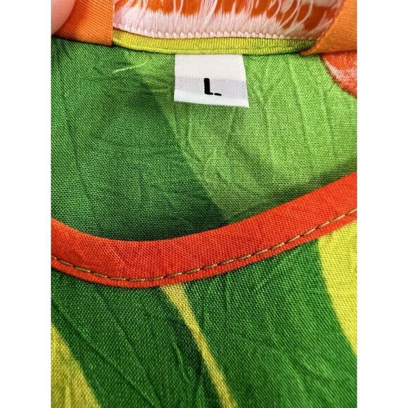 Jams World Janice Green Floral Midi Dress Valleyview Print Pockets Size Large - Picture 11 of 15